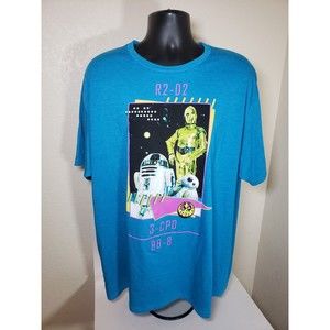 SOLD star Wars 3-CPO R2-D2 BB-8 T-Shirt NWOT Mens Size 2XL